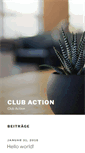 Mobile Screenshot of club-action.de